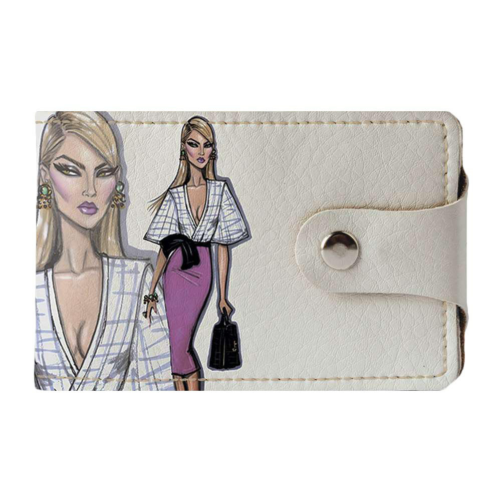 

Визитница Fisher Gifts Duo 167 Девушка VOGUE 19 экокожа