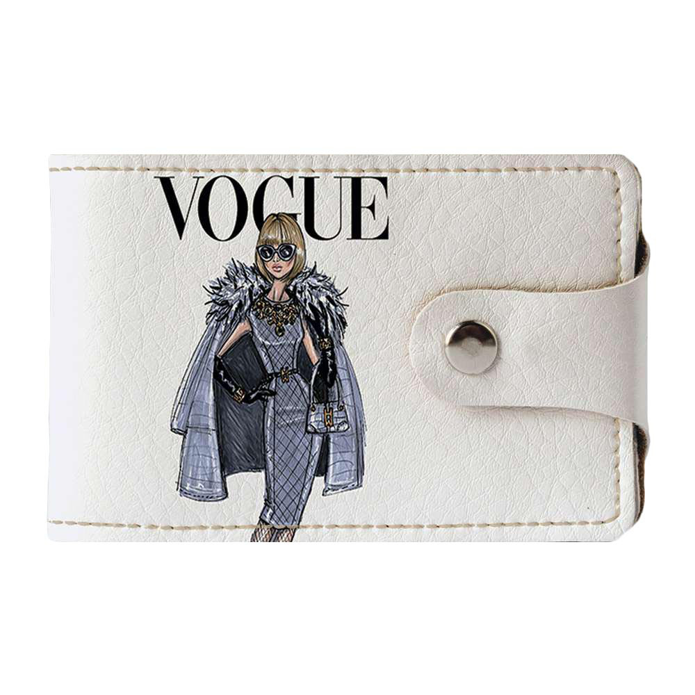 

Визитница Fisher Gifts Duo 166 Девушка VOGUE 18 экокожа