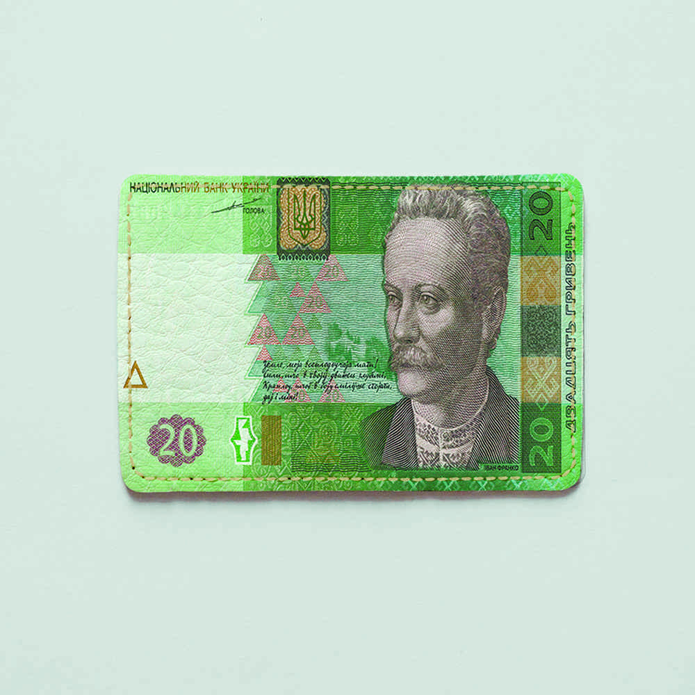 

Картхолдер Fisher Gifts Uno 350 20 гривен экокожа