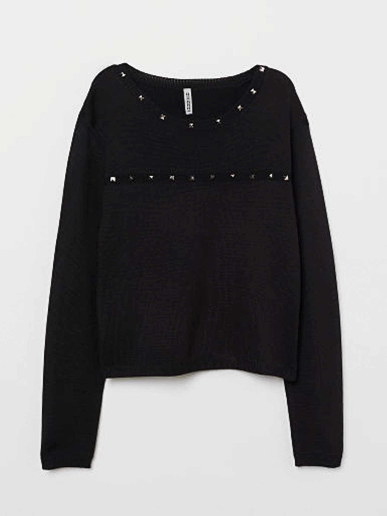 

Свитер с заклепками H&M 0678153  Черный, Свитер с заклепками H&M 0678153 XL Черный