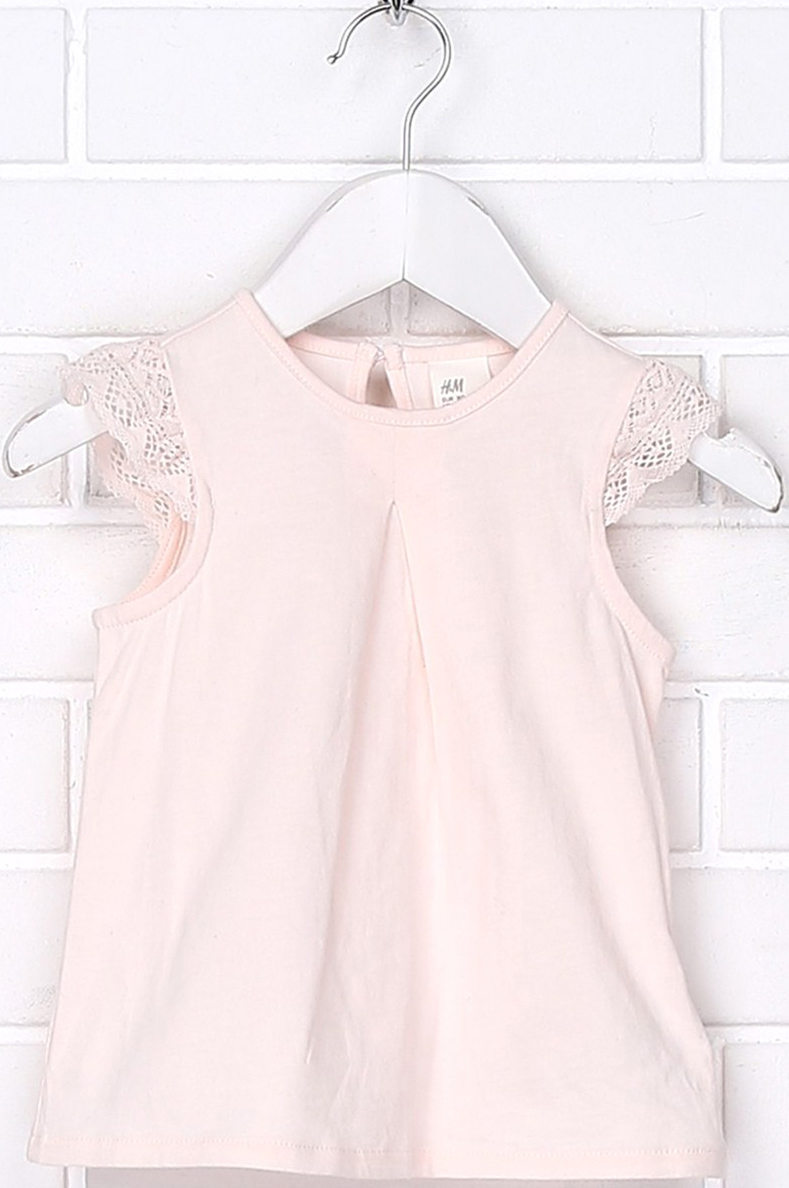 

футболка H&M kids 5hm03200277 68 см Светло-розовый 2000000380735