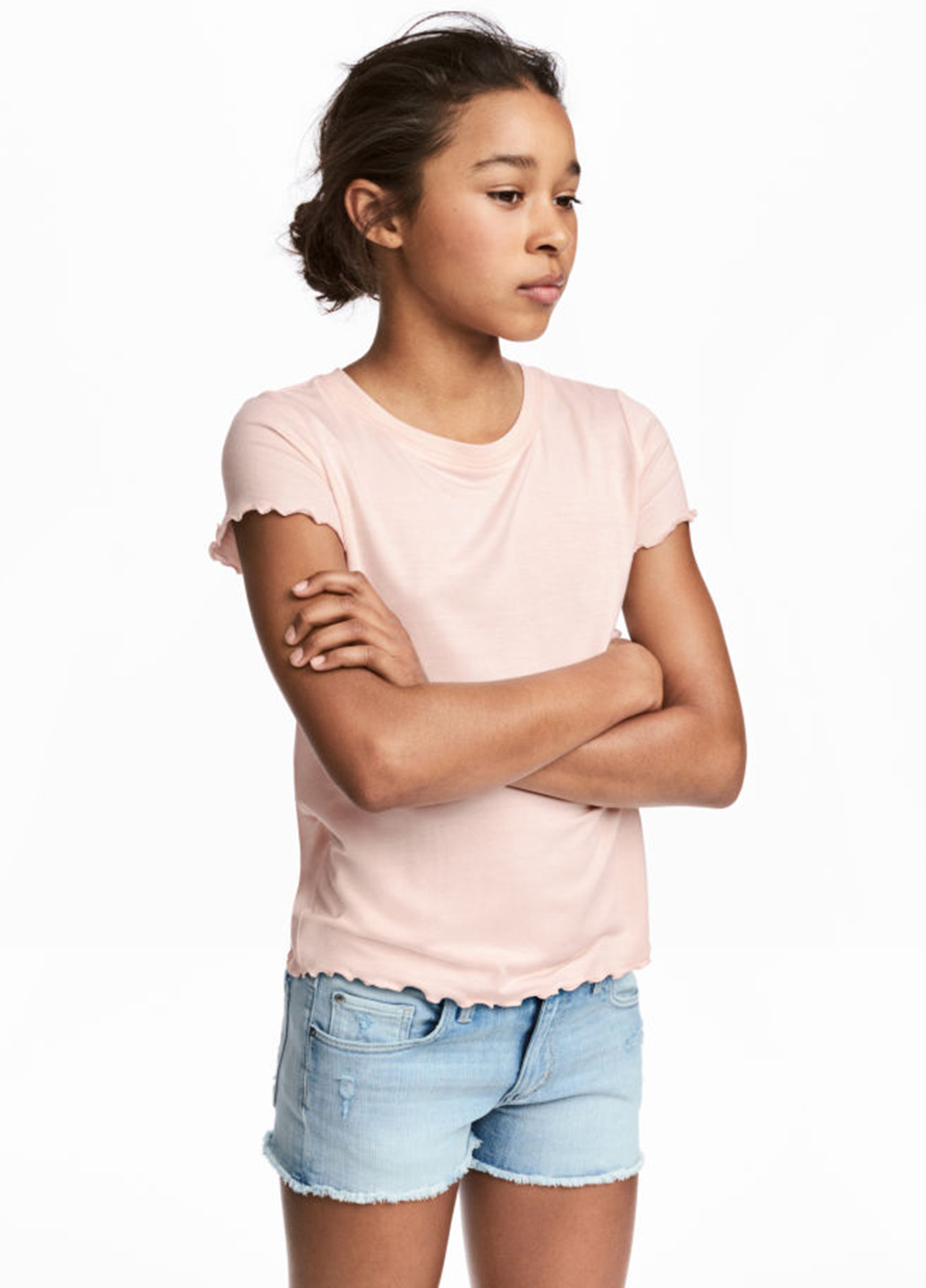 

футболка H&M kids 5hm01120185 146/152 см Светло-розовый 2000000366340