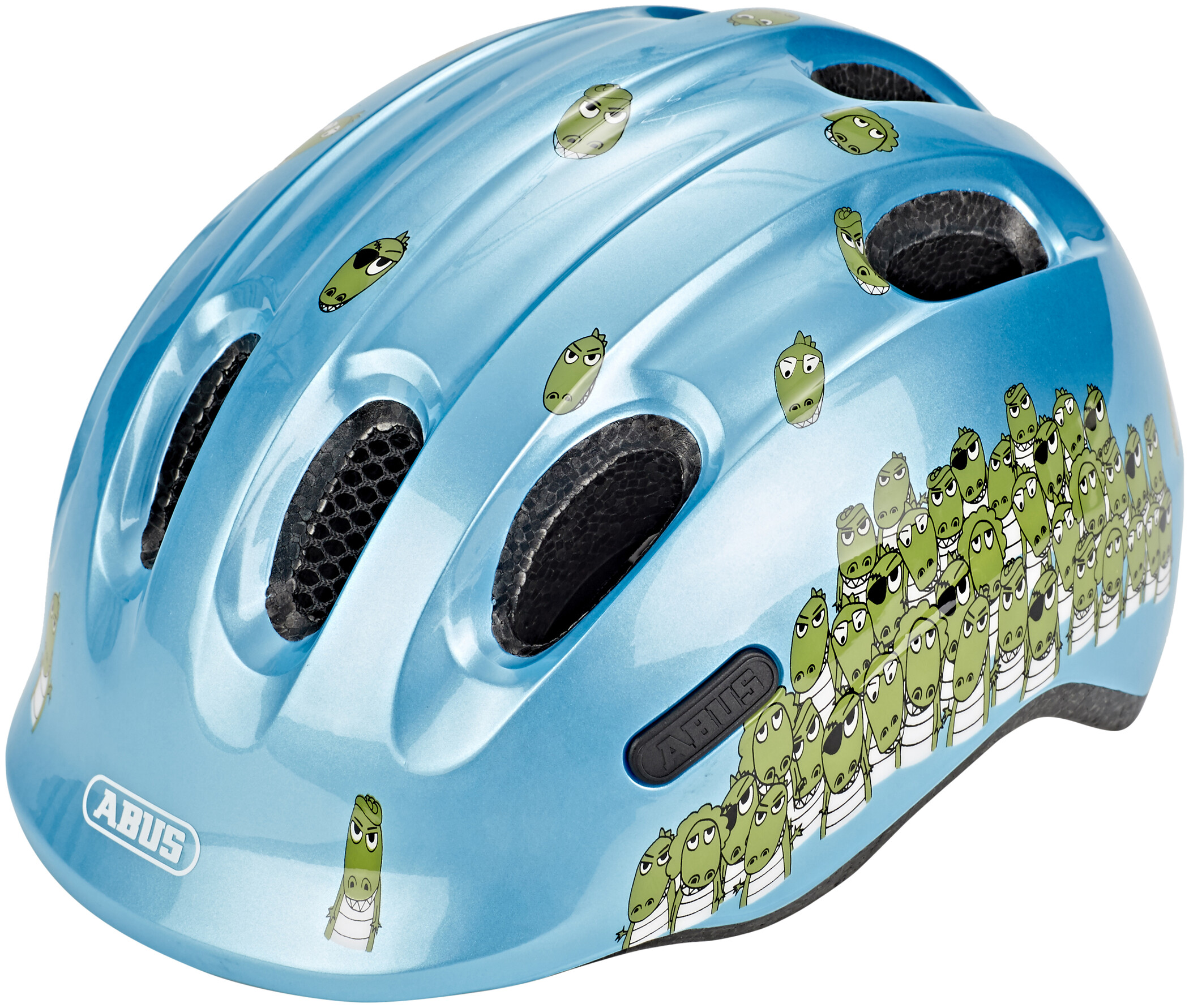 

Велосипедный детский шлем ABUS SMILEY 2.0 Blue Croco S (45-50 см) (725760)