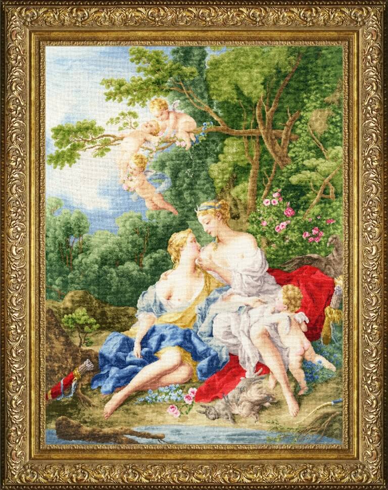 

Набор для вышивания Золотое Руно Юпитер и Каллисто 1744 (МК-055)