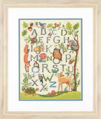 

Набор для вышивания Dimensions Woodland Alphabet (70-35343)