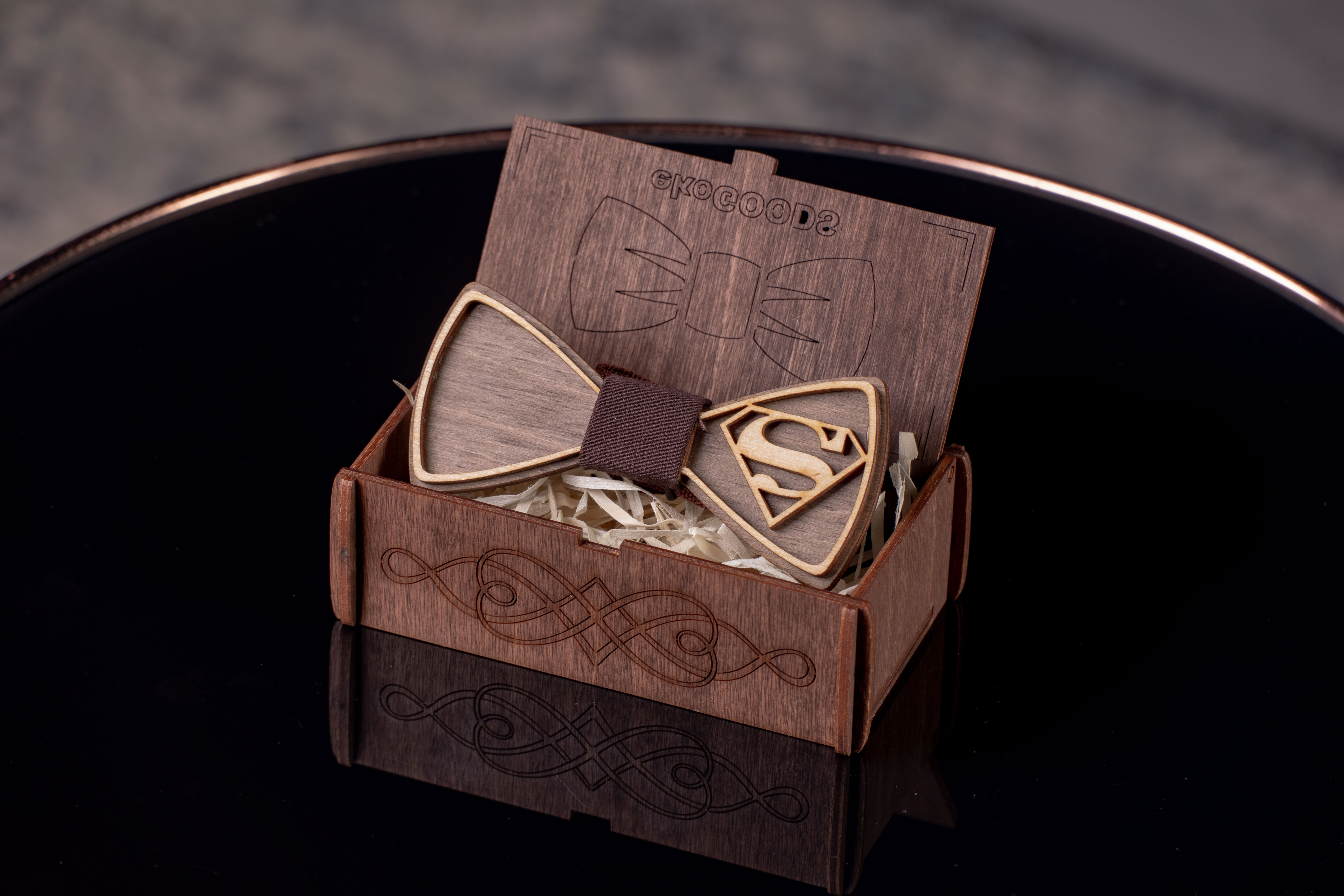 

Деревянная Галстук Бабочка «WOODWORK»