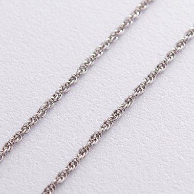 

Серебряная цепочка плетение веревка 50см 100967