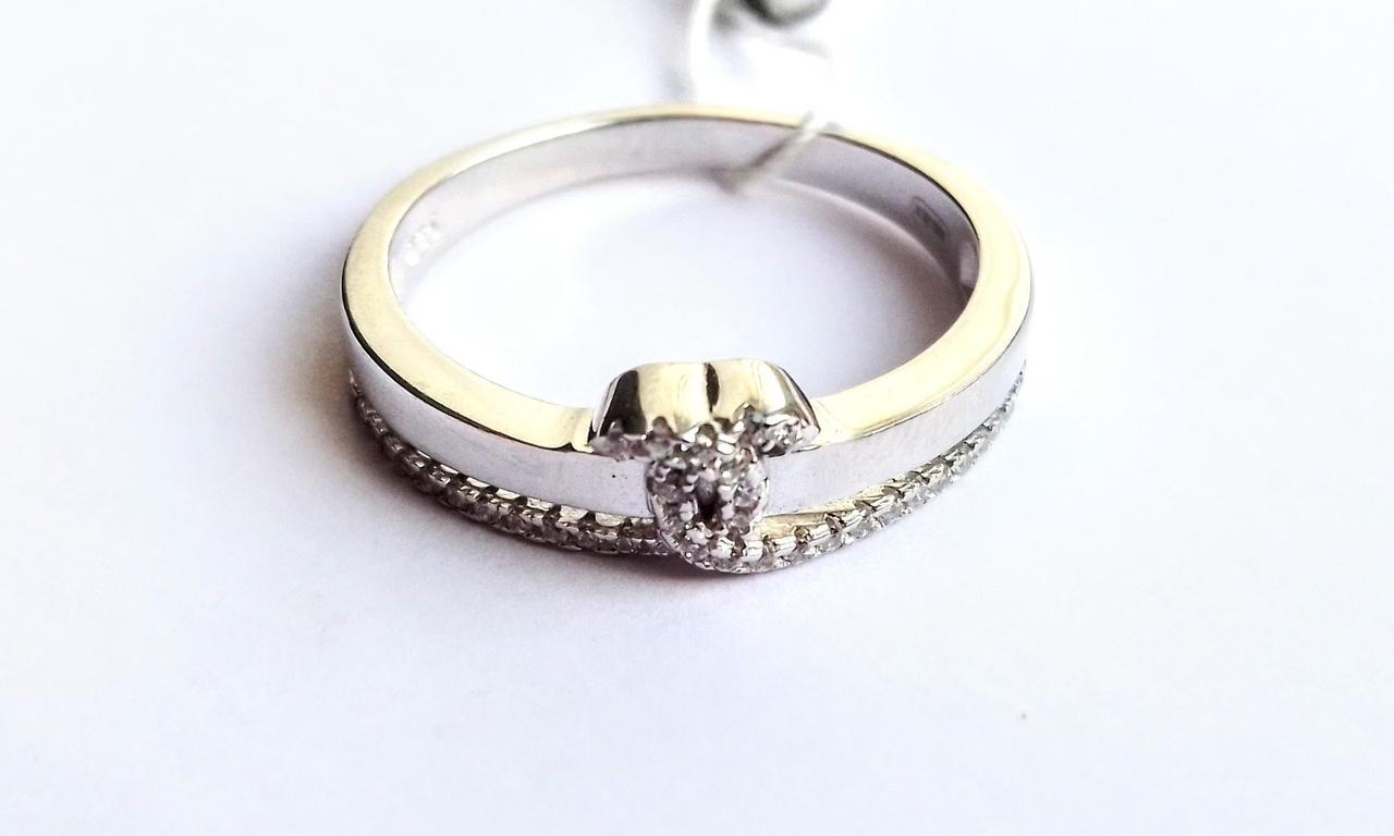 

Серебряное кольцо с цирконами в стиле Chanel 17.0 75225