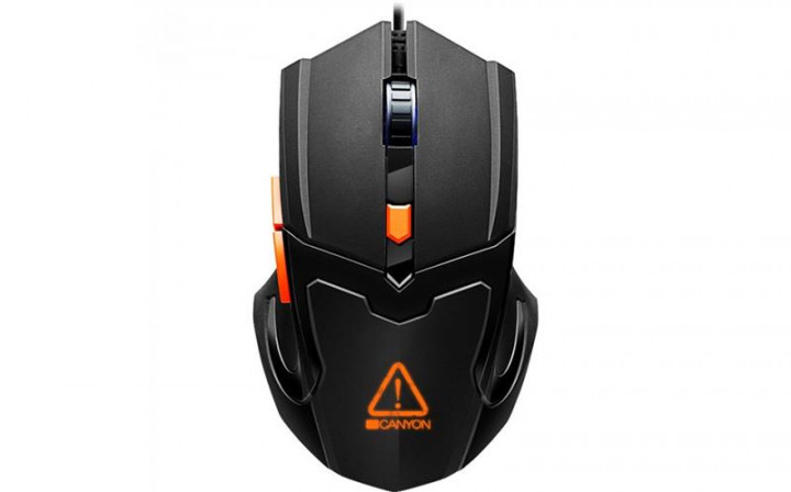 

Мишь Canyon Vigil CND-SGM02RGB Black/Orange USB (CND-SGM02RGB)