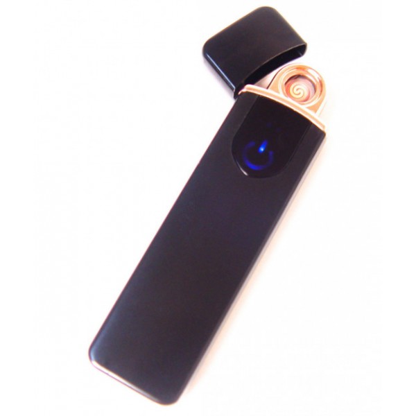 

Спиральная электрическая USB зажигалка ZGP 4 Чёрная