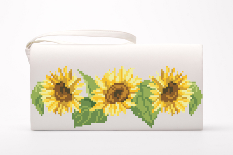 

Набір для вишивки нитками Барвиста Вишиванка заготовки пошитого клатча Соняшники (КЛ084лМ1301i)