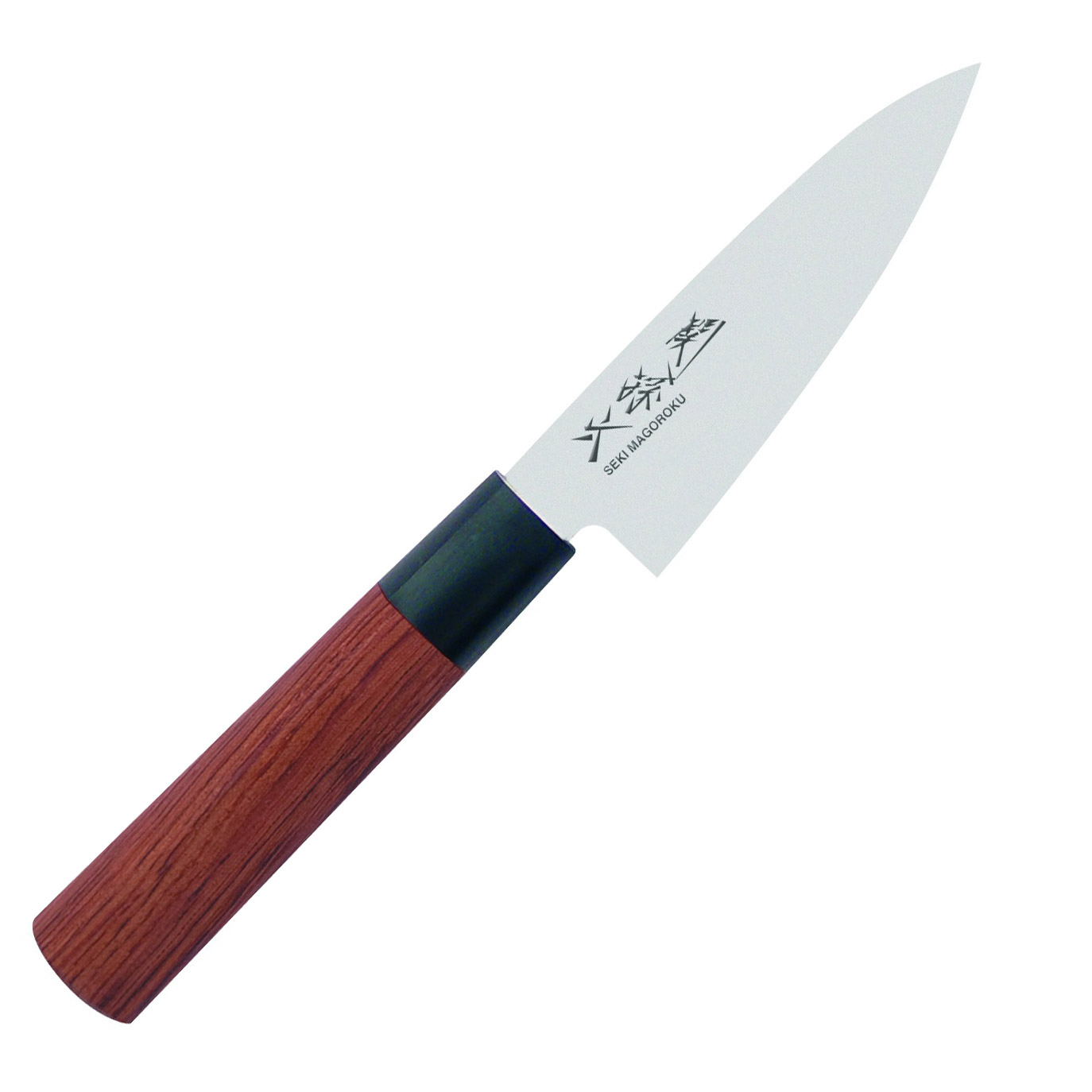 

Нож кухонный овощной, 100 мм, KAI "Seki Magoroku Red Wood" (MGR-0100P)