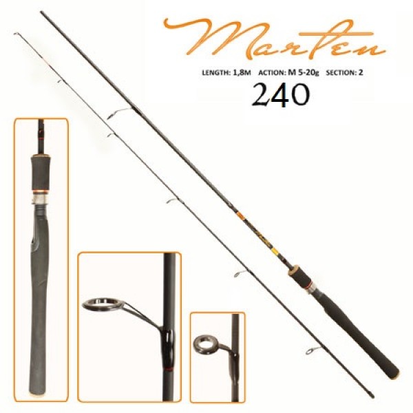 

Спиннинг штекерный "Marten" 2.4м 5-20г 2к (SF24000)