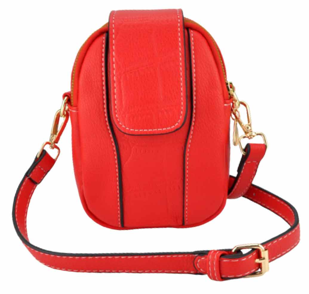 

Вертикальный клатч Luvete ТМ Лювете цвет красный 12,5 × 18,5 × 6 см (8337-3)