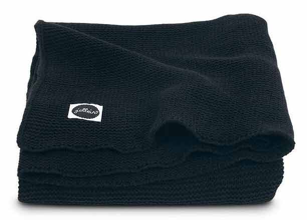 

Детский плед Jollein Жоллейн Basic Knit Black 75×100 см (516-511-65277)