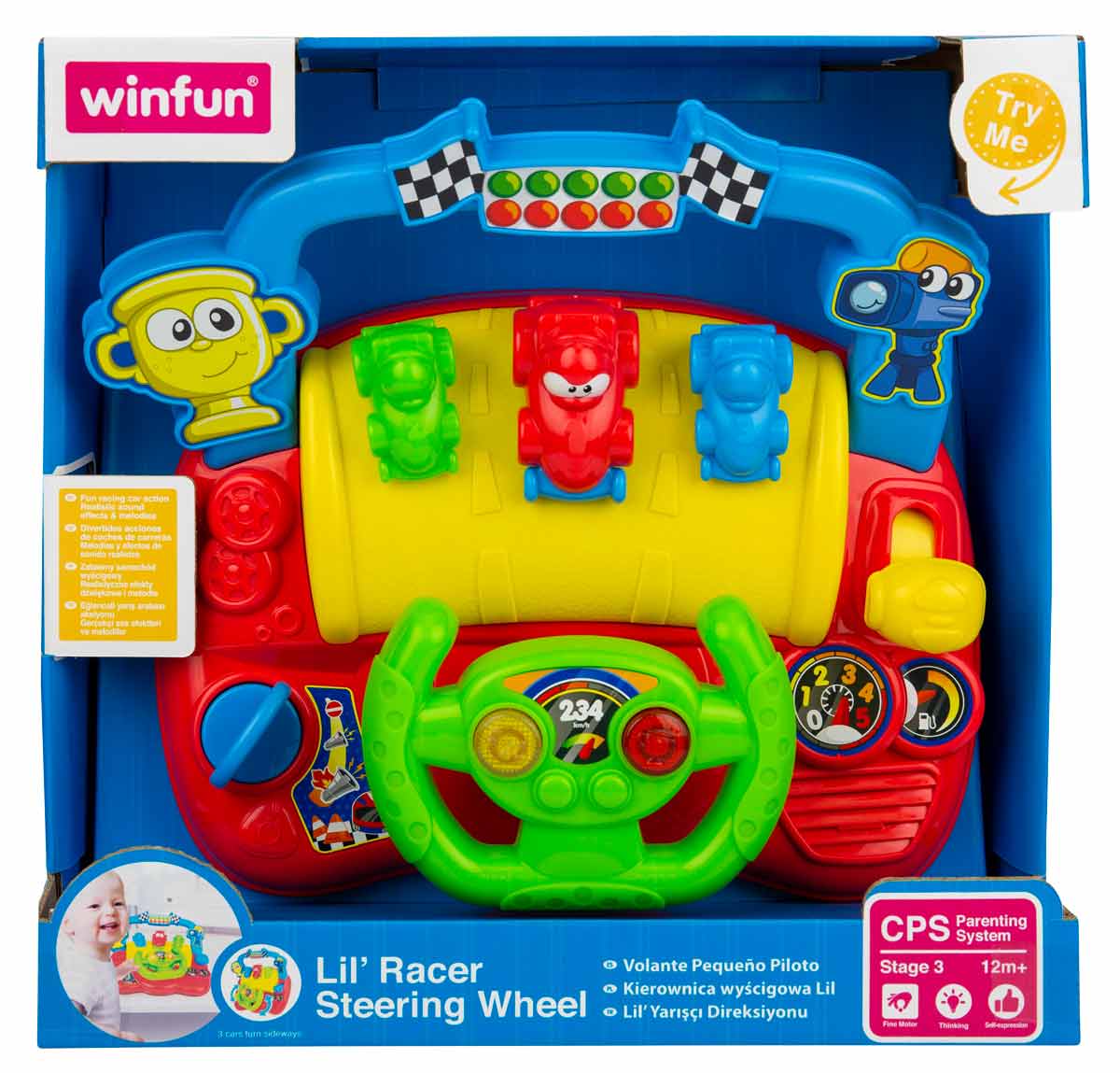 

Интерактивный руль WinFun ВинФан с музыкой и световыми эффектами (0621-NL)