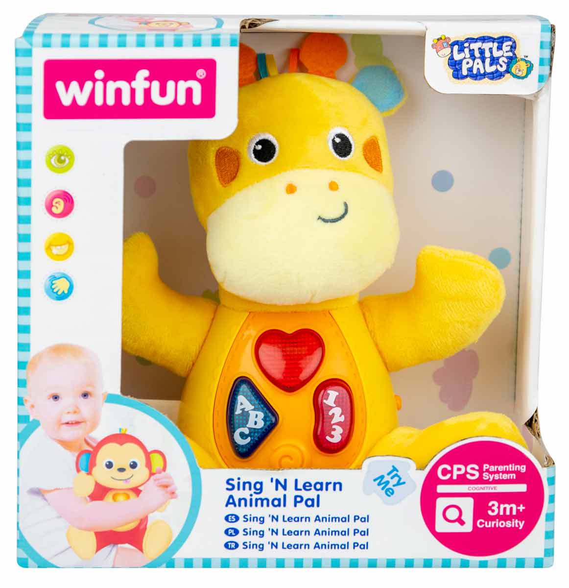 

Плюшевый жираф WinFun ВинФан с музыкой и световыми эффектами (0276-01)