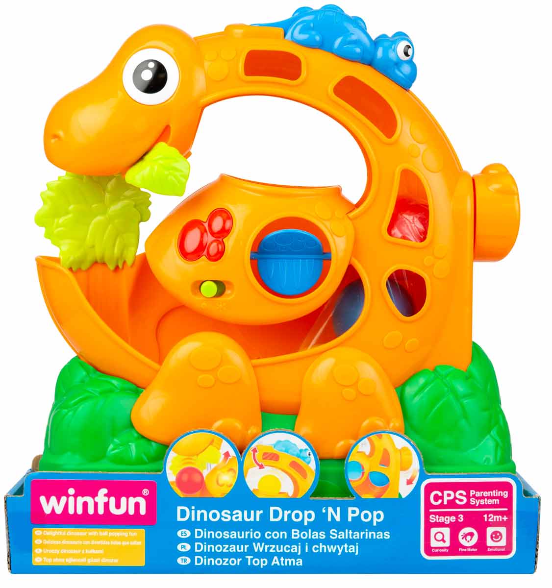 

Интерактивная игрушка WinFun ВинФан Динозавр с музыкой и световыми эффектами (0629-NL)