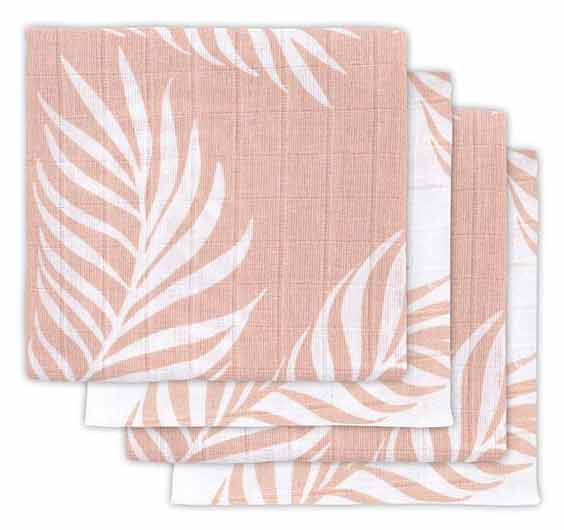 

Набор муслиновых пеленок Jollein Жоллейн Nature Blush Pink 70×70 см 4 шт (535-851-65314)