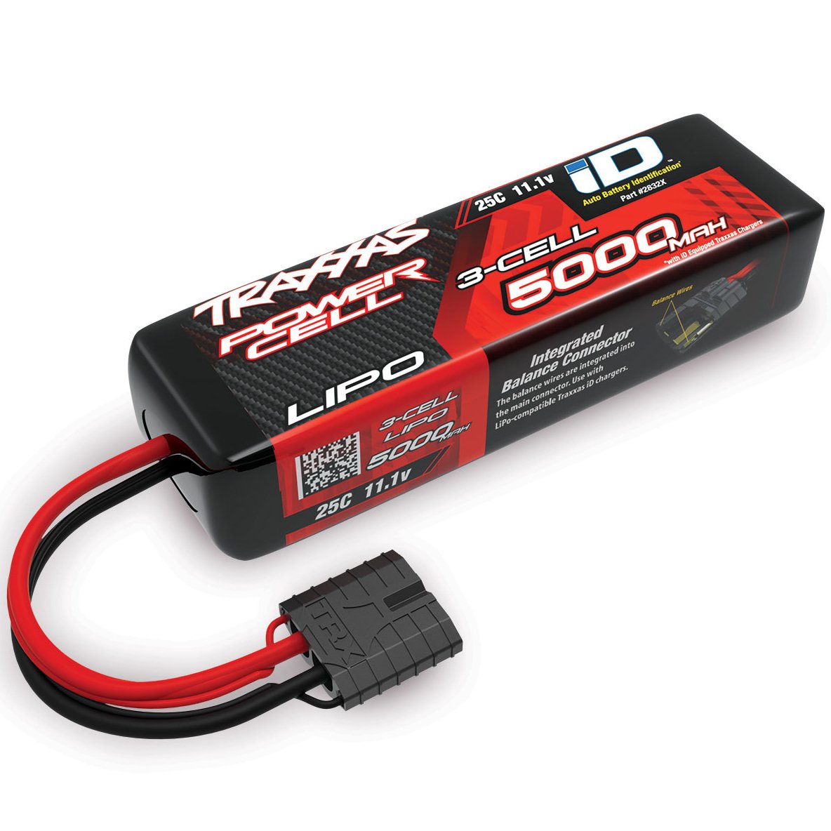 

Аккумулятор Traxxas LiPO 11,1В 5000мАч 3S 25C 135х44х29мм 354г Traxxas (2832X)