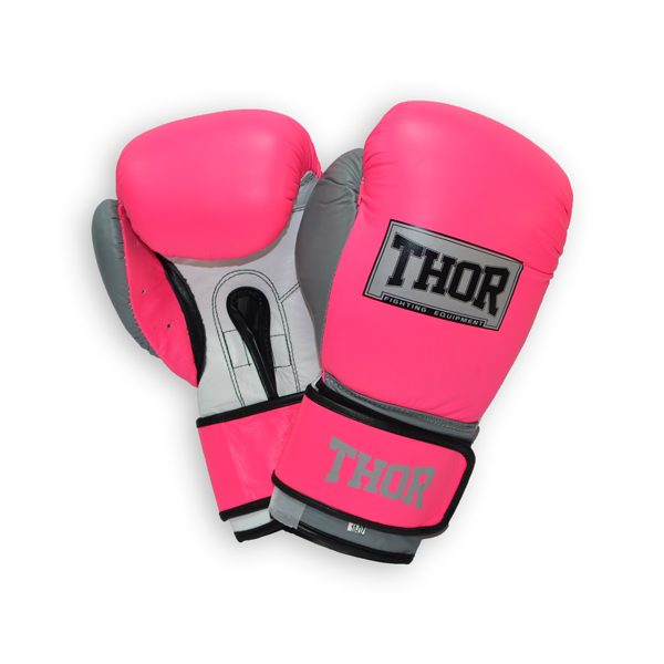 

Перчатки боксерские THOR TYPHOON 12oz (8027/02(Leath)Pink/Grey/W 12 oz.)