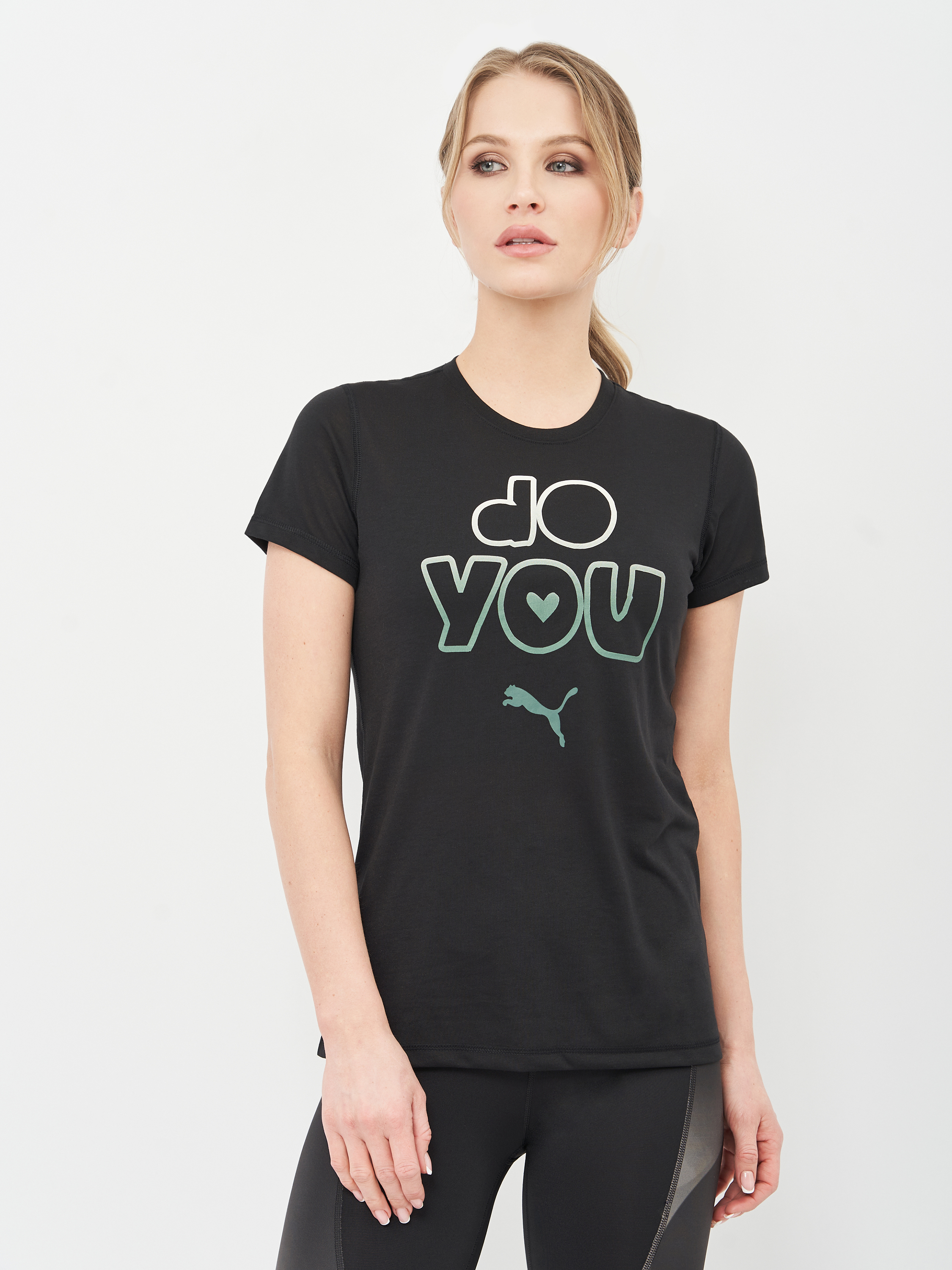

Футболка Puma Performance Slogan Ss Tee W 52029351 S Puma Black-Do You