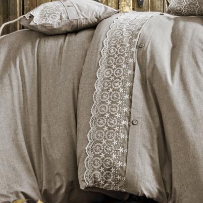 

Комплект постельного белья ISSIMO HOME SALOME семейный Бежевый