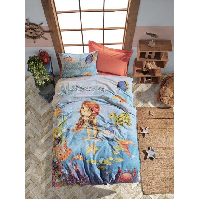 

Комплект постельного белья COTTON BOX MERMAID ПОЛУТОРНЫЙ Розовый