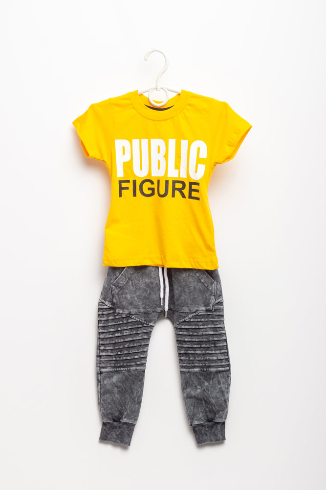 

Костюм з штанами на хлопчика BamBam 116 жовтий (210-20)