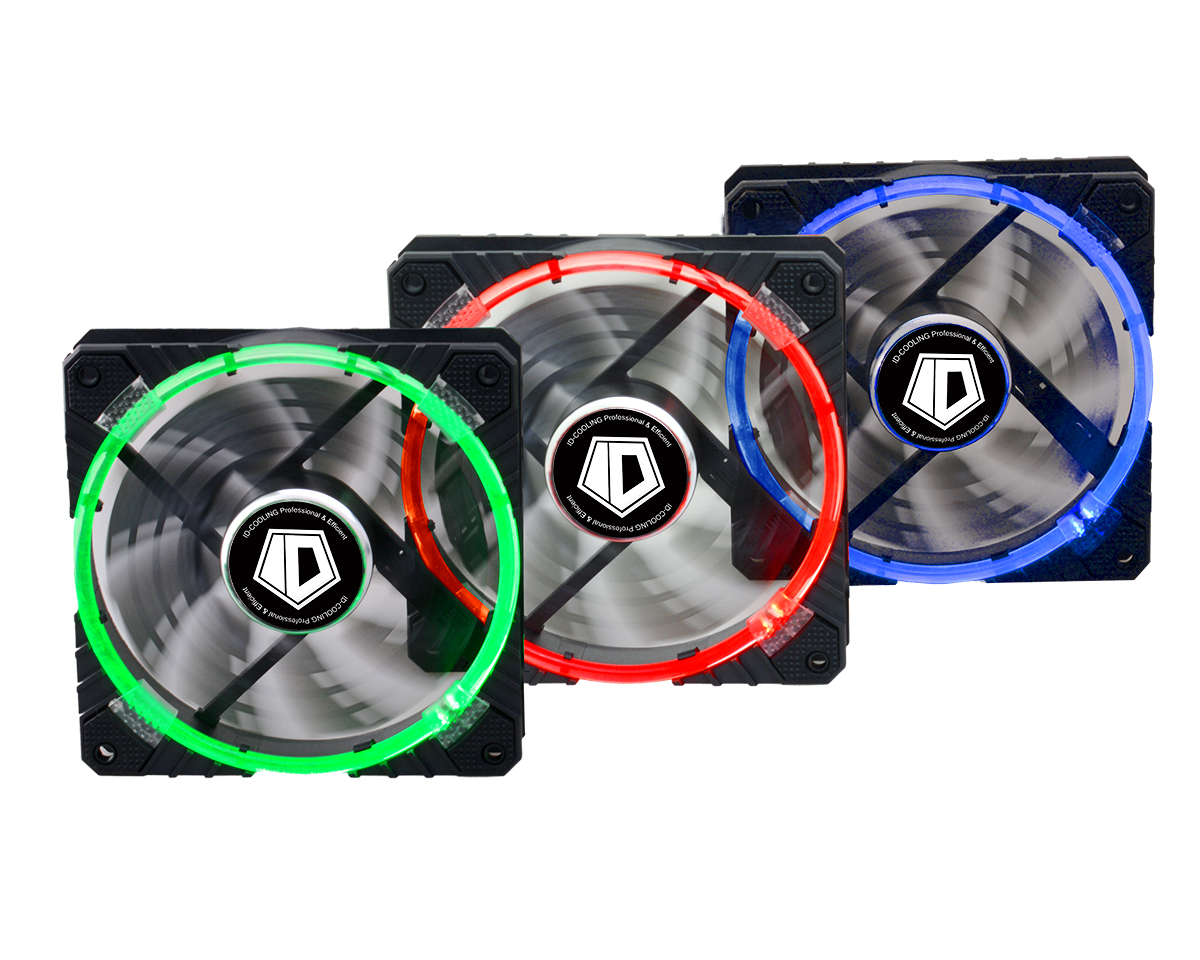 

Вентилятор ID-Cooling RB-12025 (3pcs Pack), 120x120x25мм, 4-pin, черный