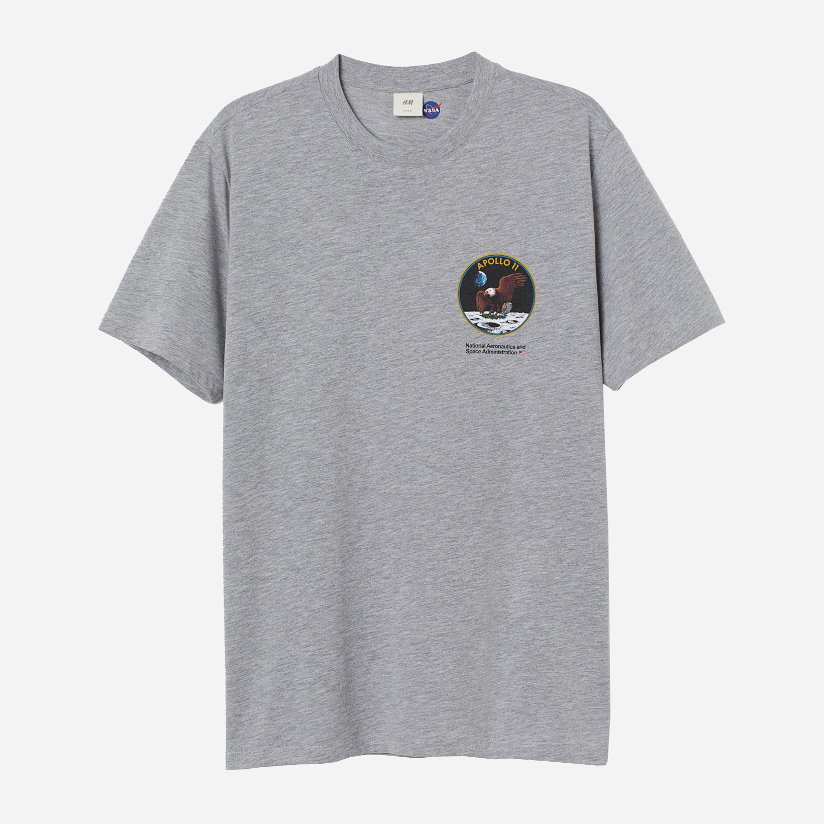 

Футболка H&M 0756248-0 M Серая
