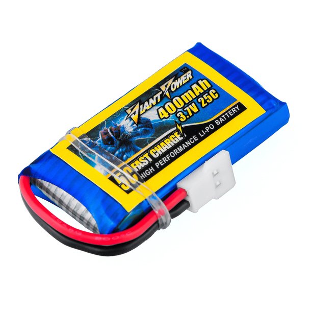 

Аккумулятор Giant Power Li-Pol 400mAh 3.7V 1S 25C 8x20x38мм для Walkera / Hubsan