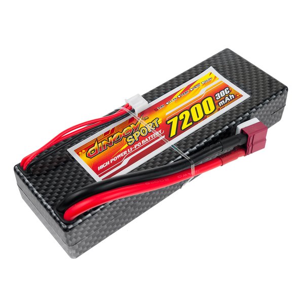 

Аккумулятор Dinogy Li-Pol 7200mAh 7.4V 2S 30C Hardcase 25x46x138мм T-Plug