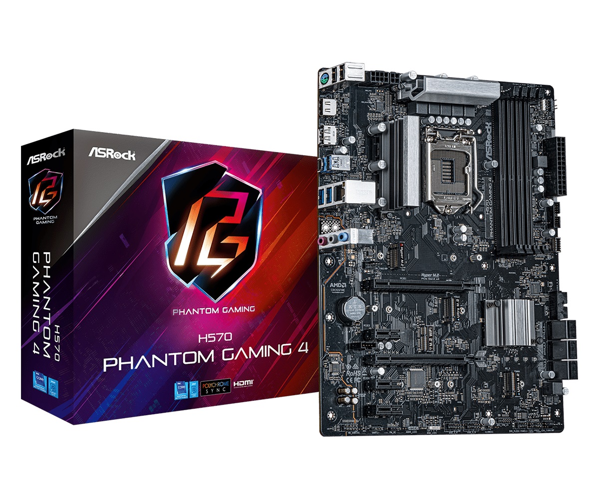 

Материнская плата ASRock H570 Phantom Gaming 4 Socket 1200