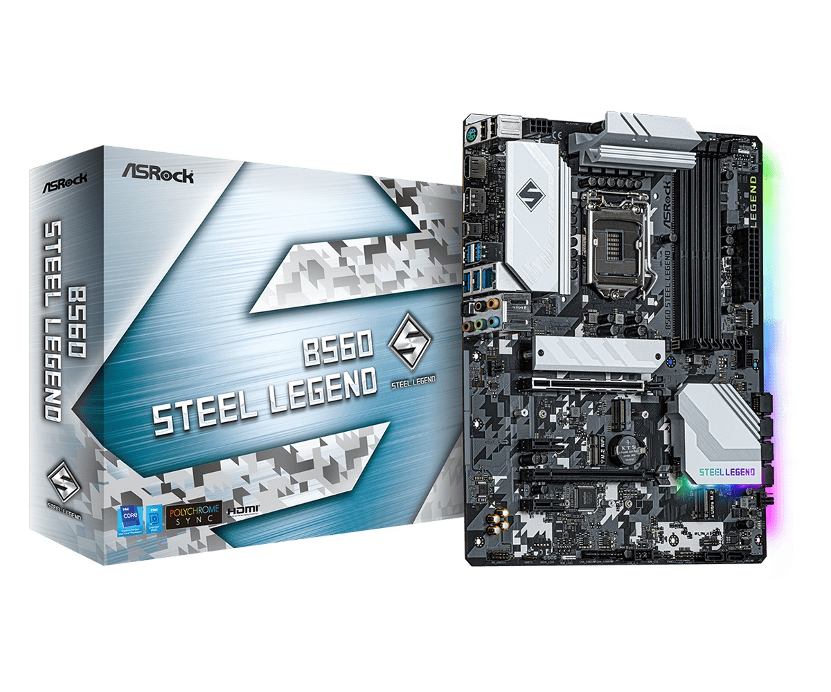 

Материнская плата ASRock B560 Steel Legend Socket 1200