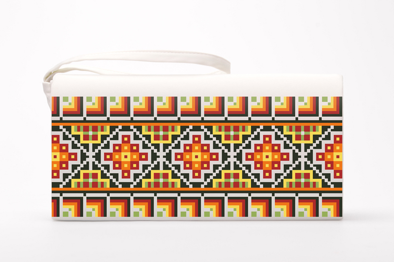 

Набір для вишивки бісером Барвиста Вишиванка заготовки пошитого клатча Прикарпаття (КЛ028дМ1301k)