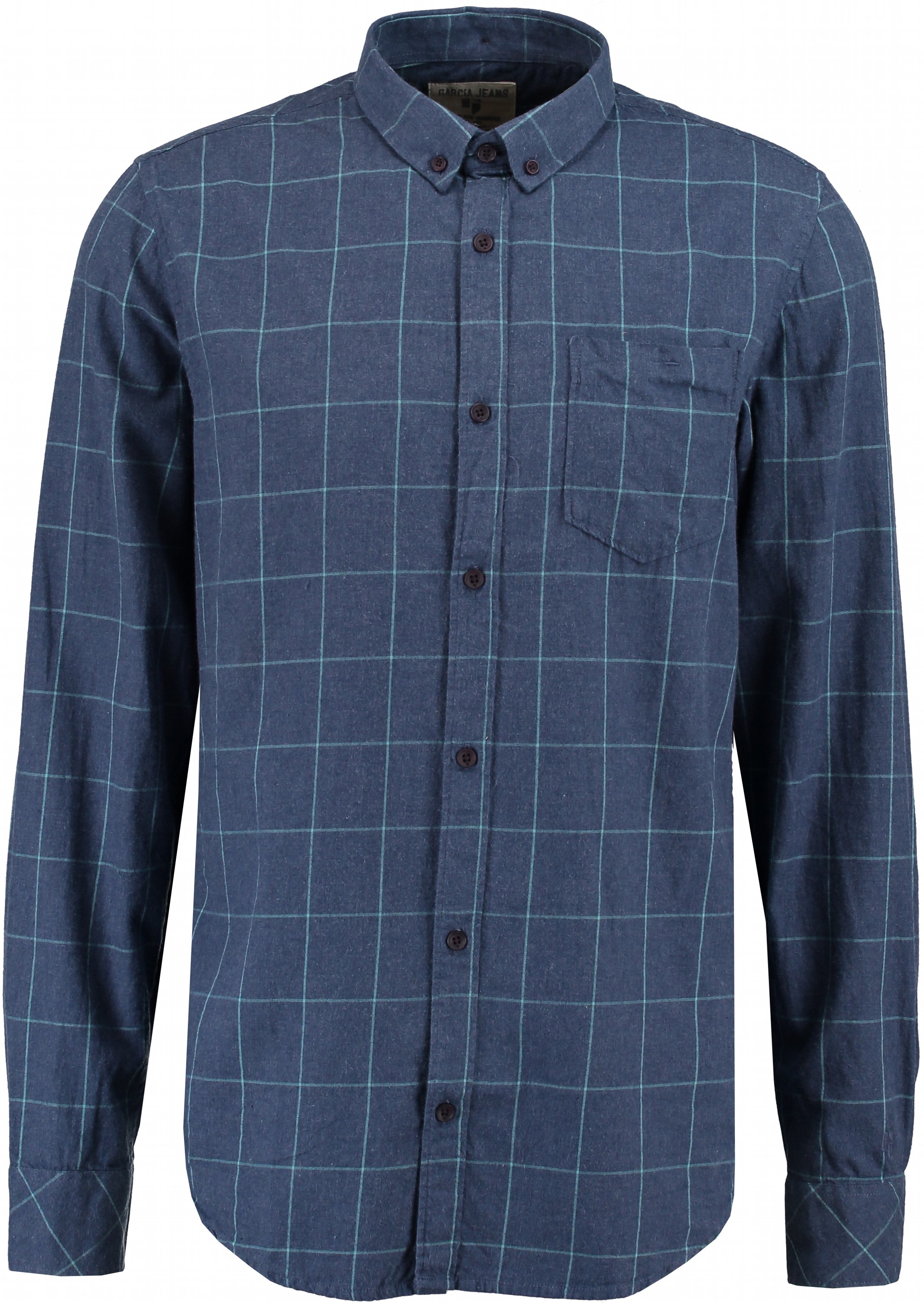 

Рубашка Garcia Jeans I71025  Синяя, Рубашка Garcia Jeans I71025 S Синяя