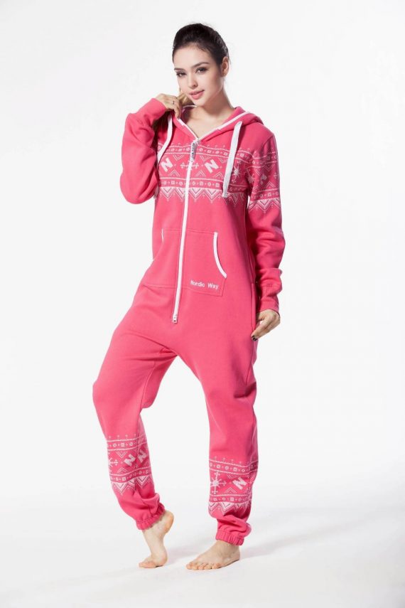

Комбинезон Nordic Way Winter Print Pink XS Розовый WWprp2