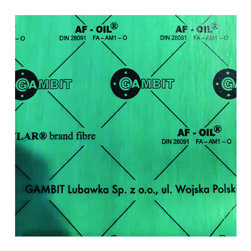 

Безасбестовый паронит листовой Gambit OIL 2мм 50х50см