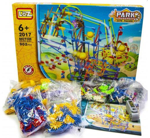 

Электромеханический конструктор LoZ Amusement Park Game Machine 902 детали