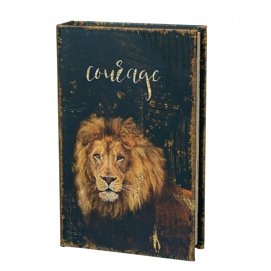 

Книга-сейф Лев Arivans 26х17х5 см коричневый с черным 1257-7696