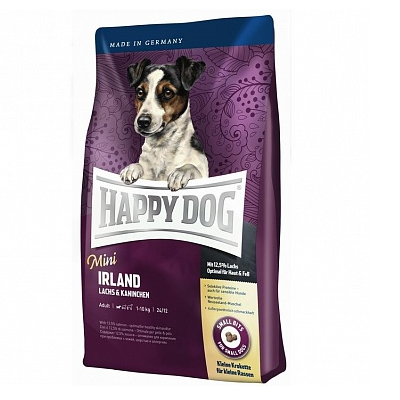 

Сухой корм HAPPY DOG Mini Irland для мелких пород собак с чувствительным пищеварением, 1 кг