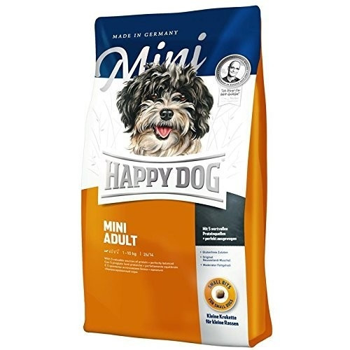 

Сухой корм HAPPY DOG Mini Adult для взрослых собак мелких пород, 8 кг