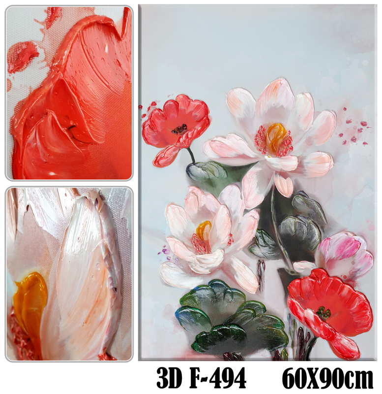 

Картина на холсте 3D SvitArt F-494 60х90 см