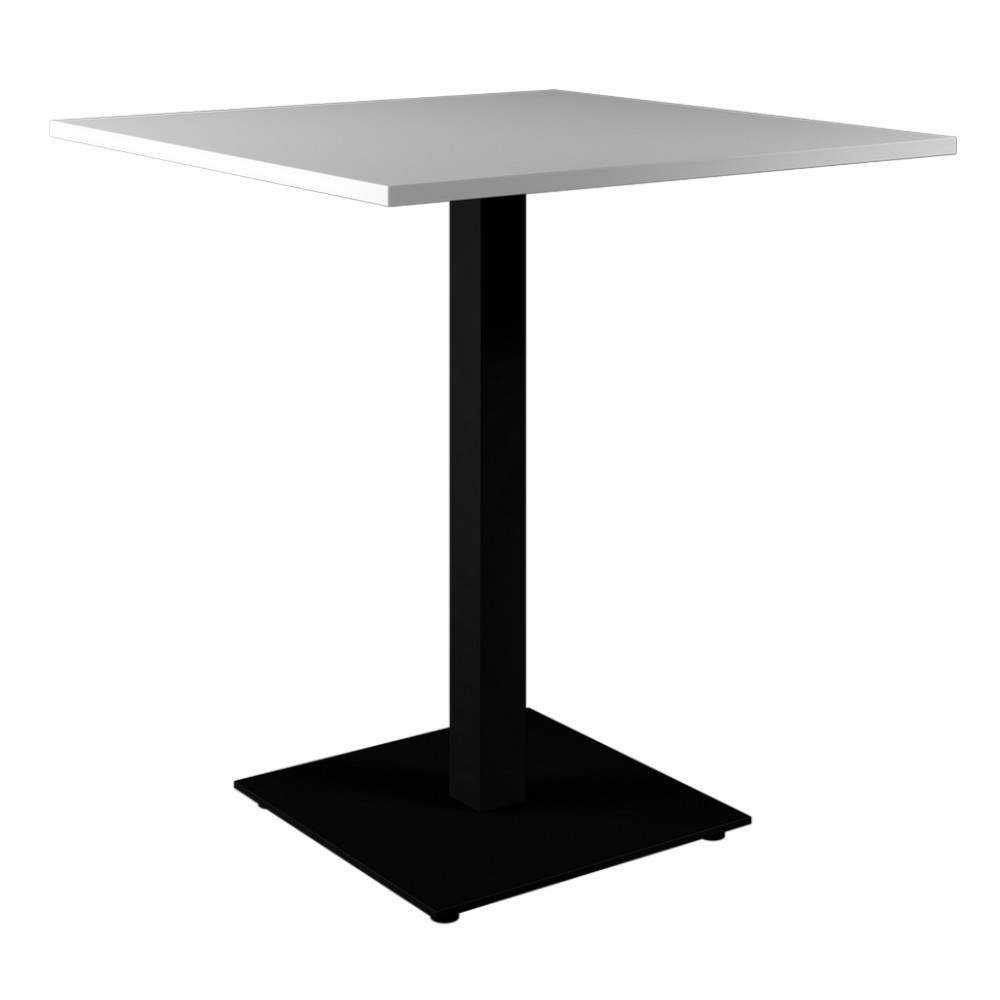 

Обеденный стол Uno table черный ДСП белый (800х800х743 мм)