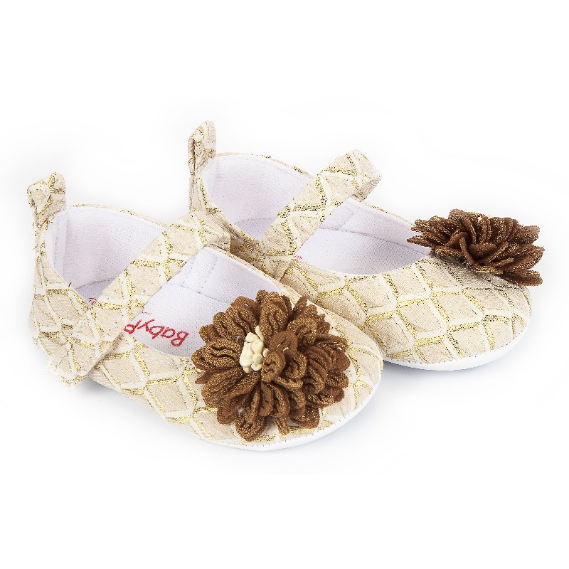

Пинетки для девочки Baby Patini BPTN1161 19 см бежевый (554087)