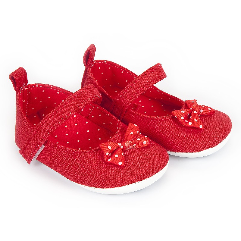 

Пинетки для девочки Baby Patini BPTN1160 17 см красный (554103)