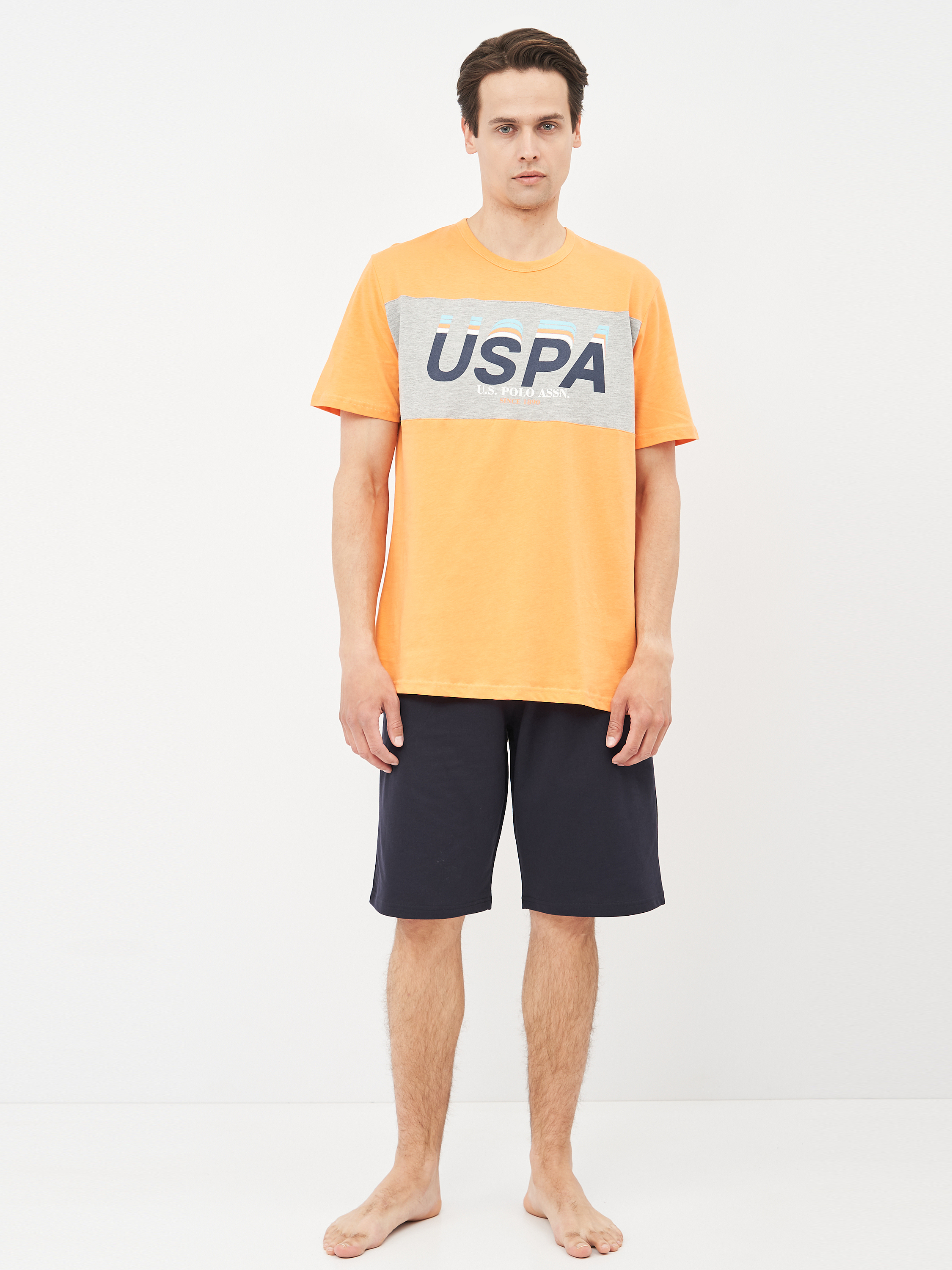 

Пижама U.S. Polo Assn 18403  Orange, Пижама U.S. Polo Assn 18403 M Orange