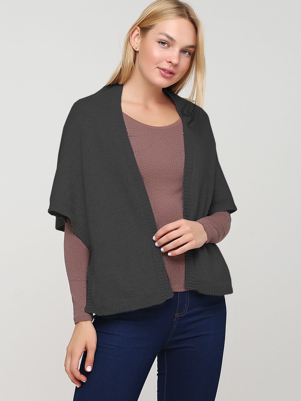 

Накидка C&A 1091799a45 One size Темно-серая