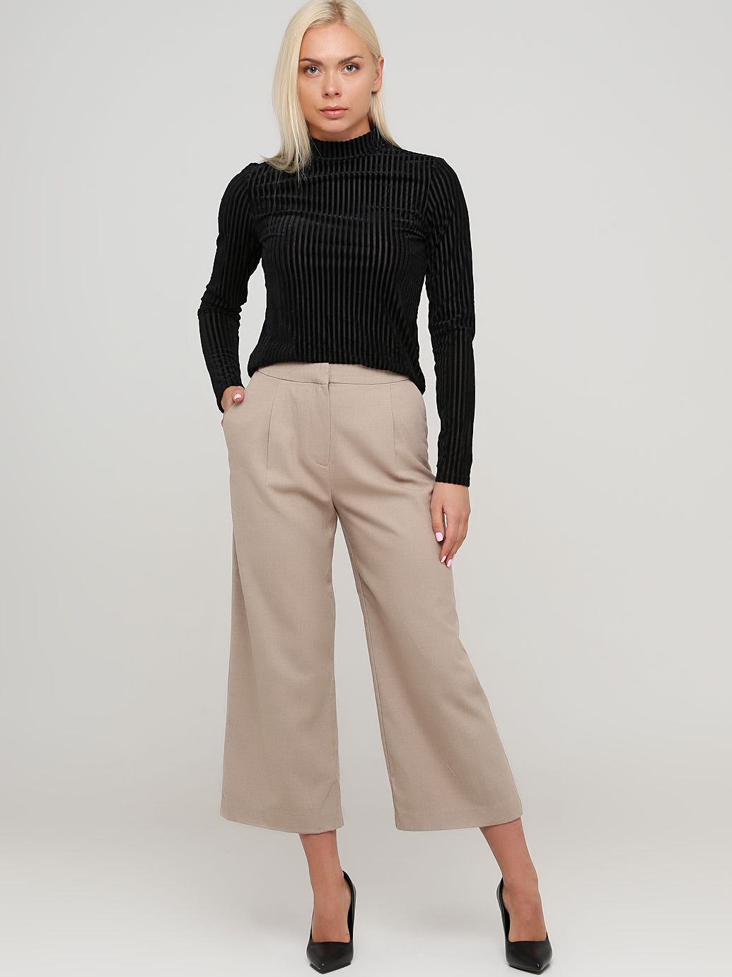 

Брюки Monki 755299s78 36 Бежевые